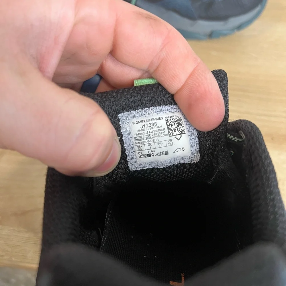 Merrell Hyperlock Sneaker Women's Size 6.5 Navy Blue Colorway - Picture 7 of 7